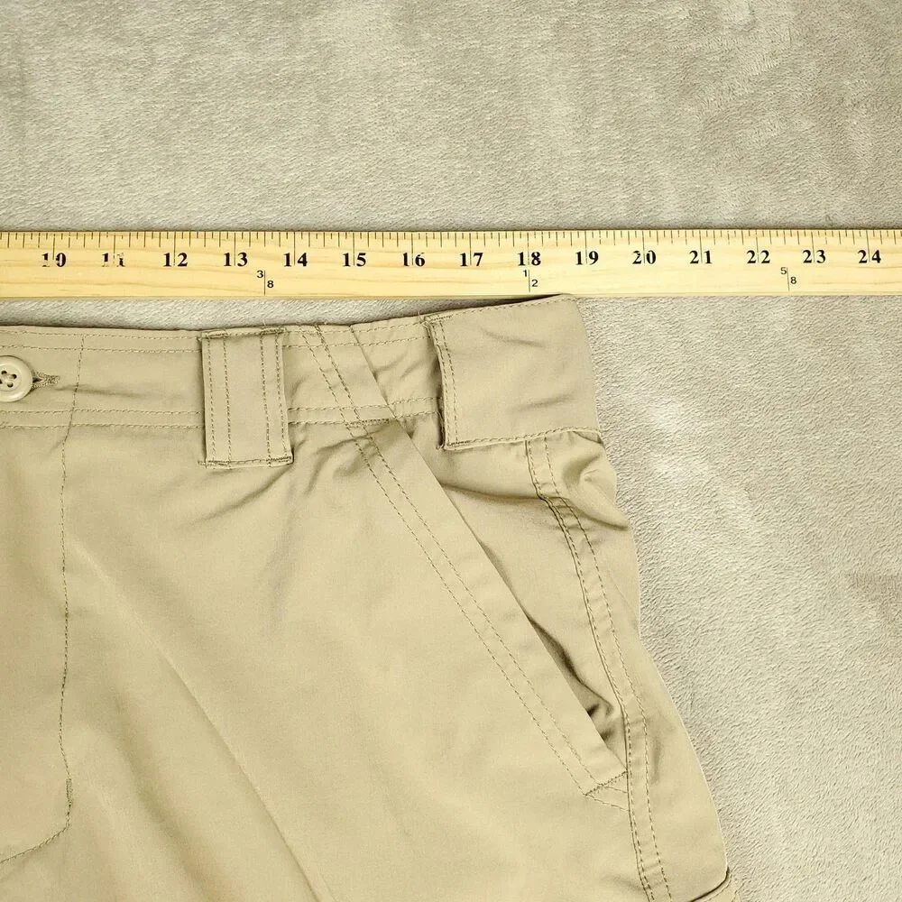 Denali Cargo Shorts Mens 36 Beige Stretch Lightweight Outdoor Travel Summer